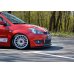 Накладка сплиттер на передний бампер Вариант2 на Ford Fiesta VI ST